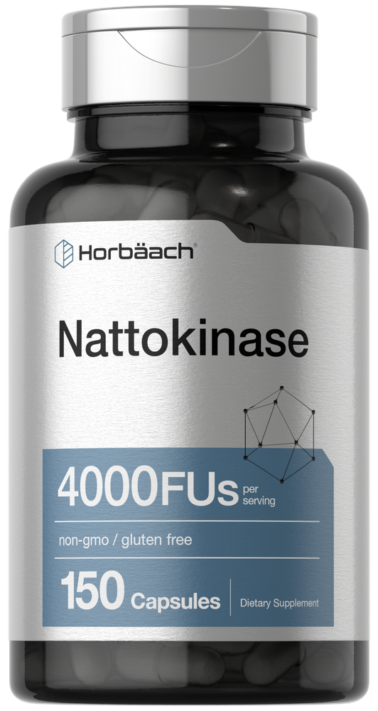 Horbäach Nattokinase 4,000 FU bottle from the official product site