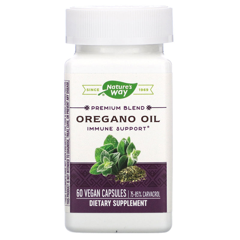 Nature's Way Oregano Oil Premium Blend packaging