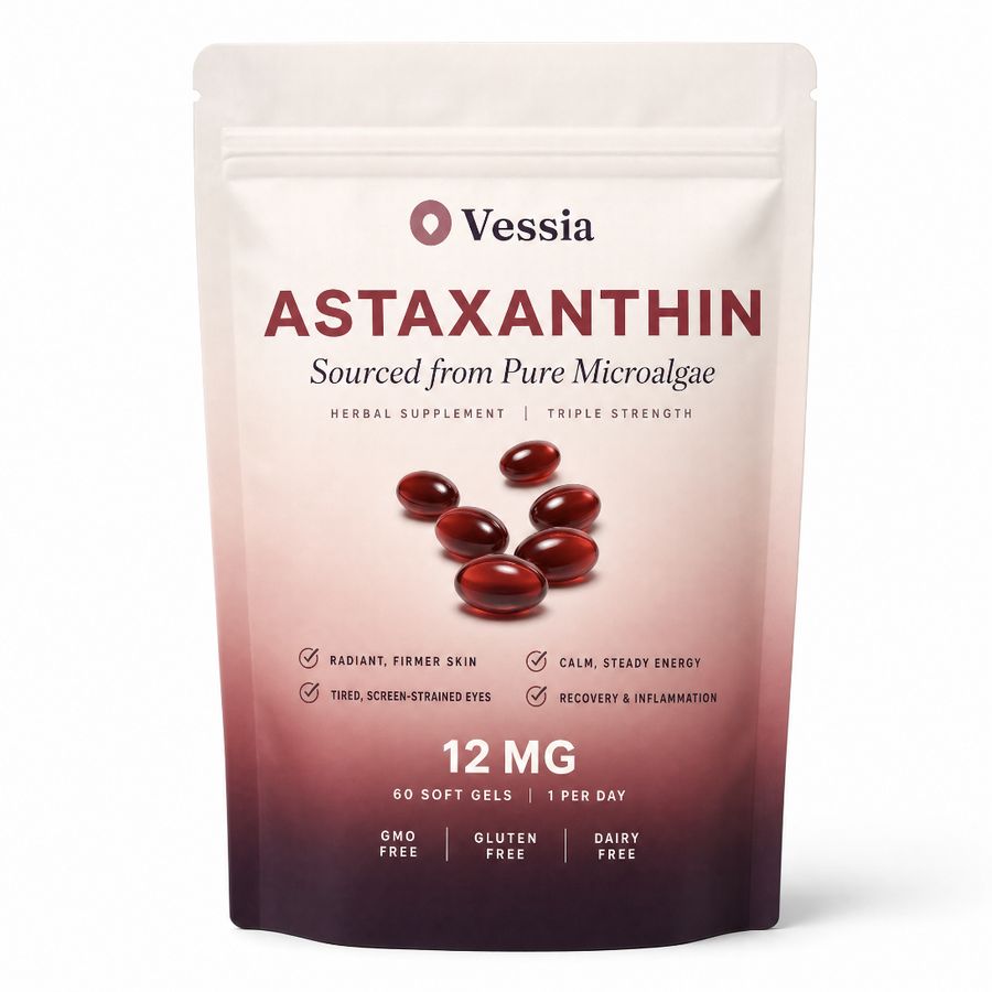 Vessia Astaxanthin 12mg pouch